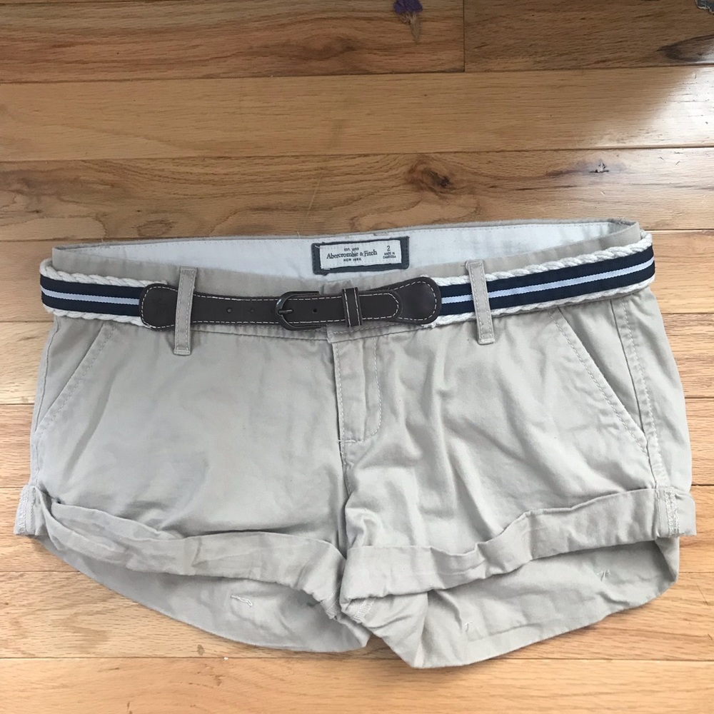 A+F Khaki Shorts